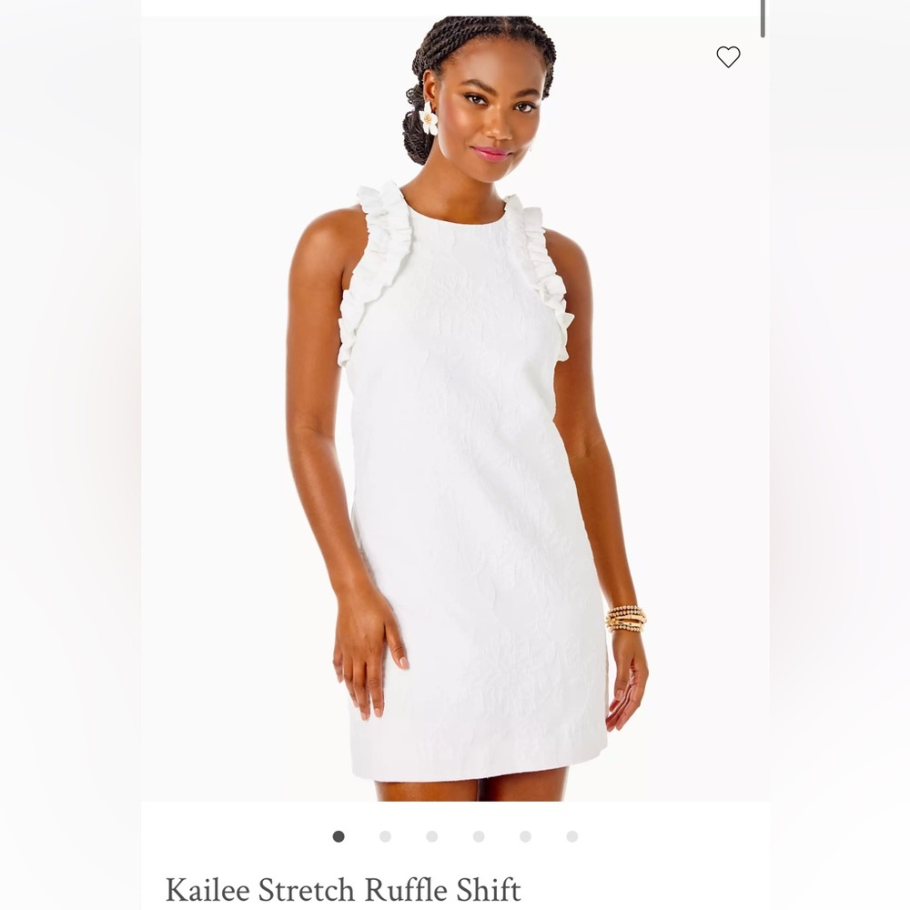 Kailee Stretch Ruffle Shift Dress